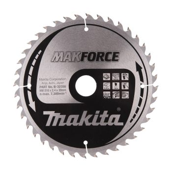 Makita Makforce körfűrészlap fához 210x30x2,4mm 40 fog