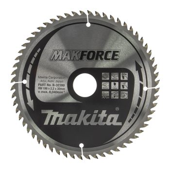 Makita Makforce körfűrészlap fához 190x30x2,2mm 60 fog