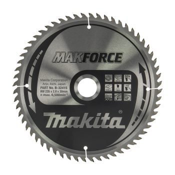 Makita Makforce körfűrészlap fához 235x30x2,8mm 60 fog