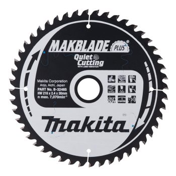   Makita Makblade Plus körfűrészlap fához 216x30x2,4mm 48 fog