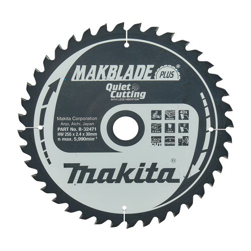 Makita Makblade Plus körfűrészlap fához 255x30x2,4mm 40 fog