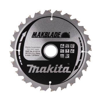 Makita Makblade körfűrészlap fához 216x30x2,4mm 24 fog