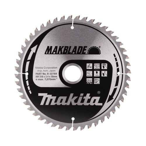 Makita Makblade körfűrészlap fához 216x30x2,4mm 48 fog