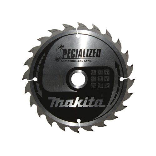 Makita körfűrészlap akkus géppel, fához 165x20x2mm 24 fog