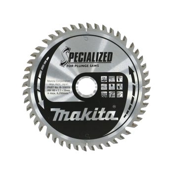 Makita merülő körfűrészlap fához 165x20x2,2mm 48 fog
