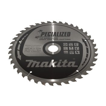   Makita körfűrészlap szöges és csomós fáhóz 270x30x2,6mm 40 fog
