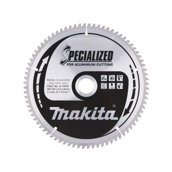 Makita körfűrészlap alumíniumhoz 250x30x2,4mm 80 fog