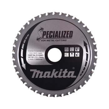Makita körfűrészlap acélhoz, fémhez 185x30x2mm 38 fog