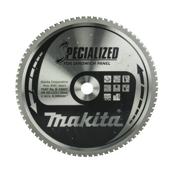 Makita körfűrészlap szendvicspanelhez 355x30x2,6mm 80 fog