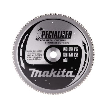   Makita EFFICUT körfűrészlap akkus géppel, rozsdamentes acélhoz, fémhez 305x25,4x1,95mm 100 fog