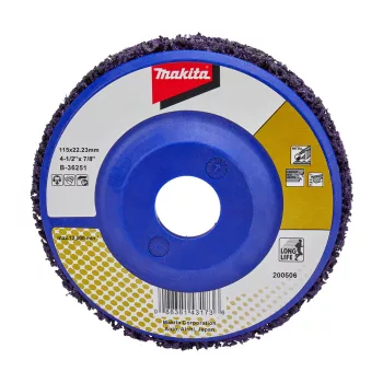 Makita tisztítótárcsa lila nylon 115mm