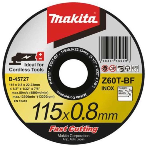 Makita vágókorong inox 115x0,8 mm