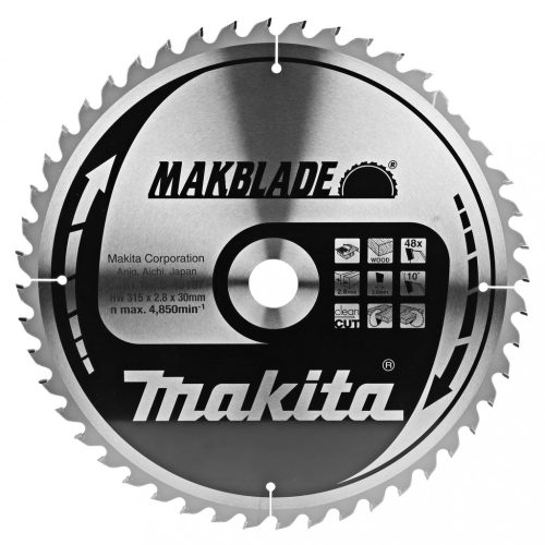 Makita körfurészlap Makblade 315x30mm Z48