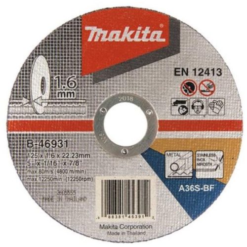 Makita vágókorong inox 125x1,6mm