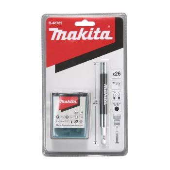 Makita bitkészlet bittartóval 26db-os