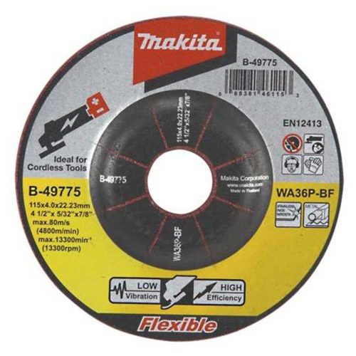 Makita flexibilis csiszolótárcsa 115x4mm