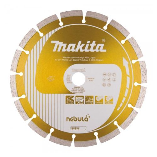 Makita gyémánttárcsa Nebula szegmentált 230mm