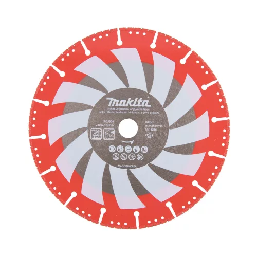 Makita RESCUE-CUT vákuumforrasztott gyémánt vágótárcsa 230 mm, max 6550 1/perc 1 db