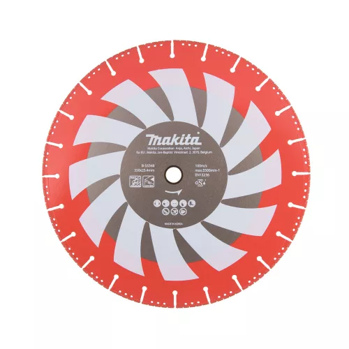 Makita RESCUE-CUT vákuumforrasztott gyémánt vágótárcsa 350 mm, max 5550 1/perc 1 db