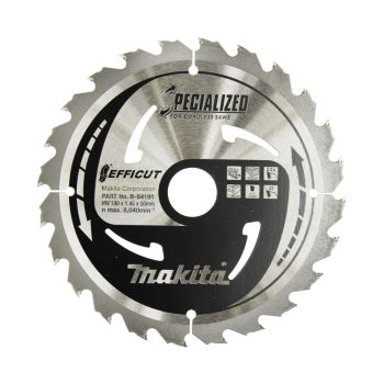   Makita EFFICUT körfűrészlap akkus géppel, fához 190x30x1,4mm 24 fog