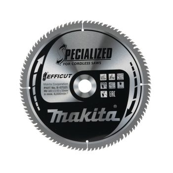   Makita EFFICUT körfűrészlap akkus géppel, fához 260x30x2,15mm 100 fog