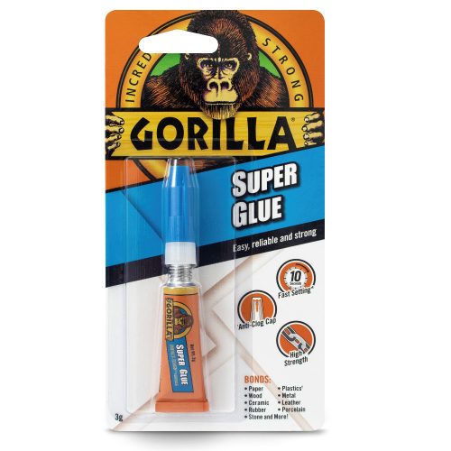 Gorilla Super Glue pillanatragasztó 1x3g