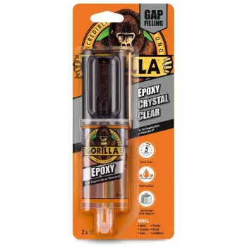   Gorilla Epoxy Gyanta kétkomponensű ragasztó 5min, színtelen 25ml ( 6044100 )