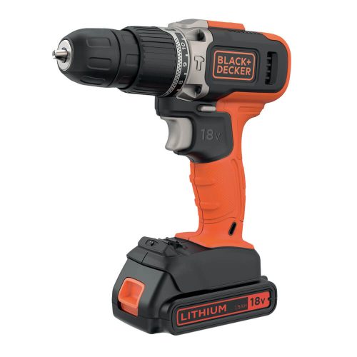 Black+Decker akkus fúrócsavarozó BCD003C1-QW 18V 1,5Ah