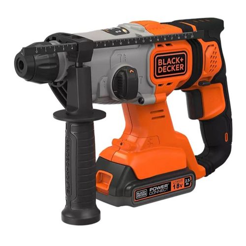 Black+Decker akkus SDS-Plus fúró-vésokalapács BCD900E2K-QW 18V 2x2,5Ah