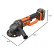 Black+Decker akkus sarokcsiszoló BCG720M1-QW 18V 4,0Ah
