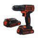 Black+Decker akkus fúrócsavarozó BDCDC18B-QW 18V 2x1,5Ah