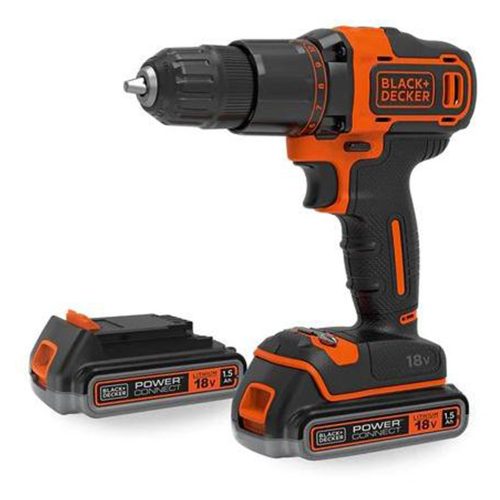 Black+Decker akkus fúró-csavarozó BDCDC18K1B-QW 18V 2x1,5Ah