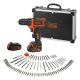 Black+Decker akkus fúró-csavarozó BDCDD12B-QW 10,8V 2x1,5Ah