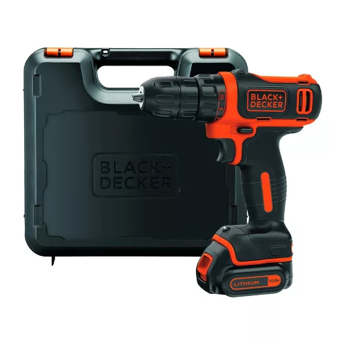 Black+Decker akkus fúró-csavarozó BDCDD12K-QW 10,8V 1,5Ah