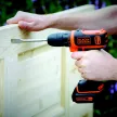 Black+Decker akkus fúró-csavarozó BDCDD12K-QW 10,8V 1,5Ah