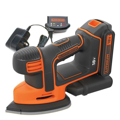 Black+Decker akkus deltacsiszoló BDCDS18-QW 18V 1,5Ah, 400m amp töltő