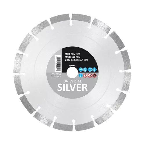 Carat gyémánttárcsa 125x22,2 Silver