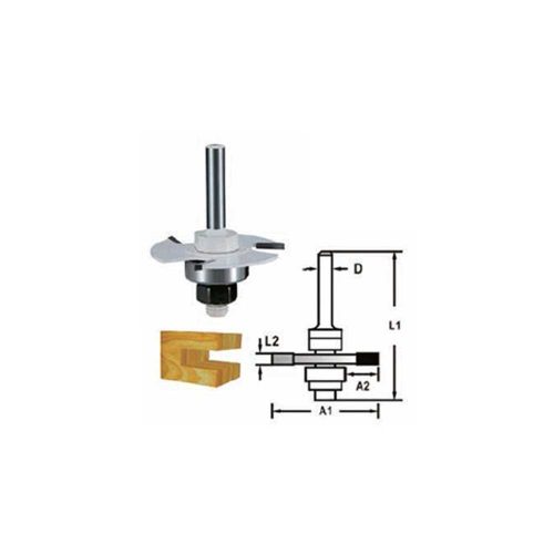 Makita gömbölyíto csapágyas kés, D12 50,8x25,4mm R19