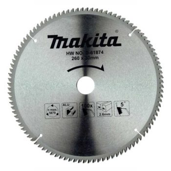   Makita Standard körfűrészlap alumíniumhoz 260x30x2,6mm 100 fog