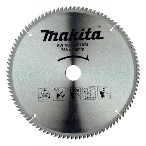 Makita körfűrészlap standard alu 260x30mm Z100