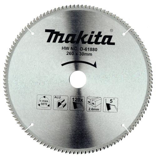 Makita körfurészlap standard alu 260x30mm Z120