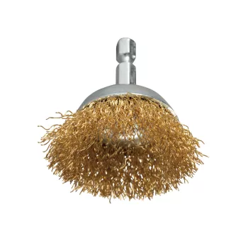   Makita drótkefe csésze sárgaréz bevonattal 38 mm 1/4"