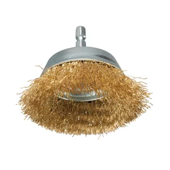   Makita drótkefe csésze sárgaréz bevonattal 63 mm 1/4"