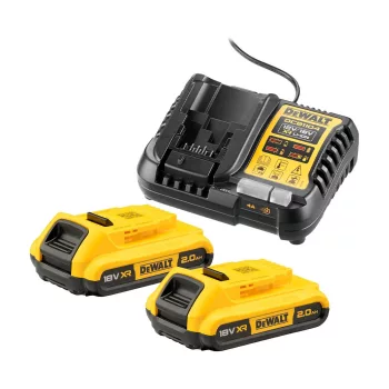 Dewalt akkumulátor töltő szett DCB1104-QW + 2x2,0 Ah