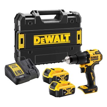   Dewalt akkus ütvefúró-csavarozó DCD709P2T-QW 18V 2x5,0 Ah