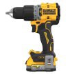 Dewalt akkus ütvefúró-csavarozó DCD805E2T-QW 18V XR 2X1,7Ah