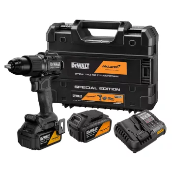   Dewalt x McLaren akkus ütvefúró-csavarozó DCD86MP2T-QW 18V 2x5,0 Ah, TSTAK kofferben
