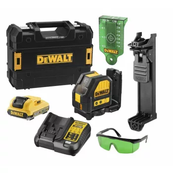   Dewalt keresztvonalas szintezőlézer DCE088D1G-QW 10,8V 2,0Ah