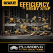Dewalt akkus csőtágító 1" XR DCE400D2 18V 2x3,0 Ah