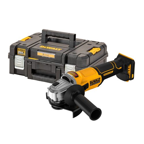Dewalt  akkus sarokcsiszoló DCG407NT-XJ 18V akku és töltő nélkül, TSTAK kofferben
